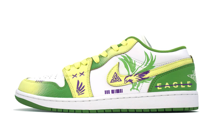 Jordan Jordan Air Jordan 1 Low top Skateboard Shoes Men's Green