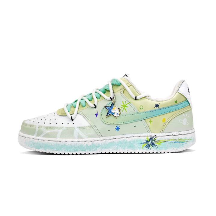 Nike Nike Court Vision 1 Synthetic Leather Coverage Slip Resistant Abrasion Resistant