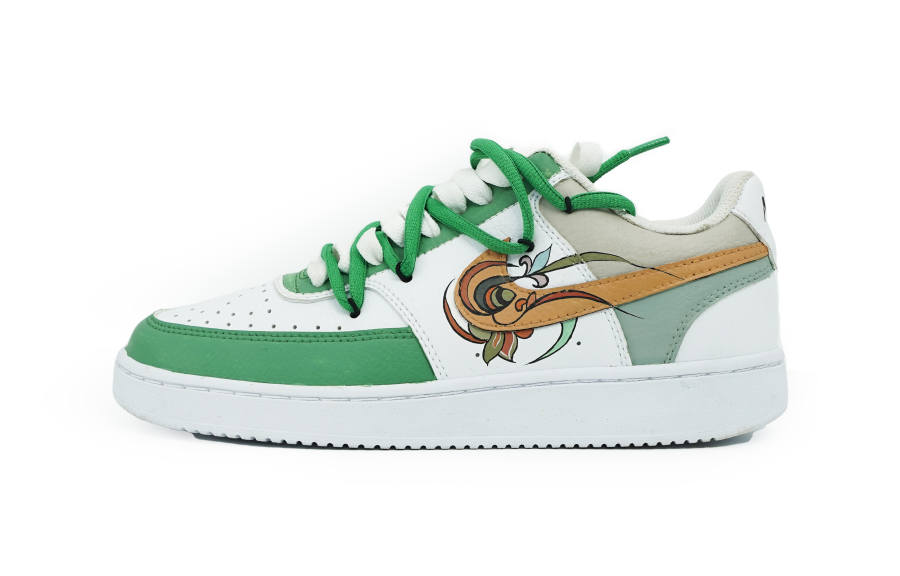 Nike Nike Court Vision 1 Skateboard Shoes Men's Low Top White/Gray/Black