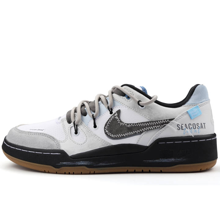Nike Nike Full Force Tide Coast Slip Resistant Slip Resistant Low top Skateboard Shoes Men's Blue Gray