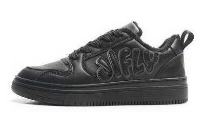Jifffly Low top Skateboard Shoes Unisex Black