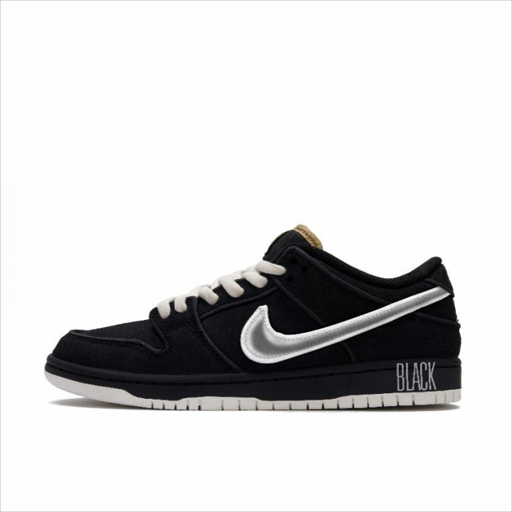 Nike Nike Dunk SB Canvas Low top Skateboard Shoes Unisex Black