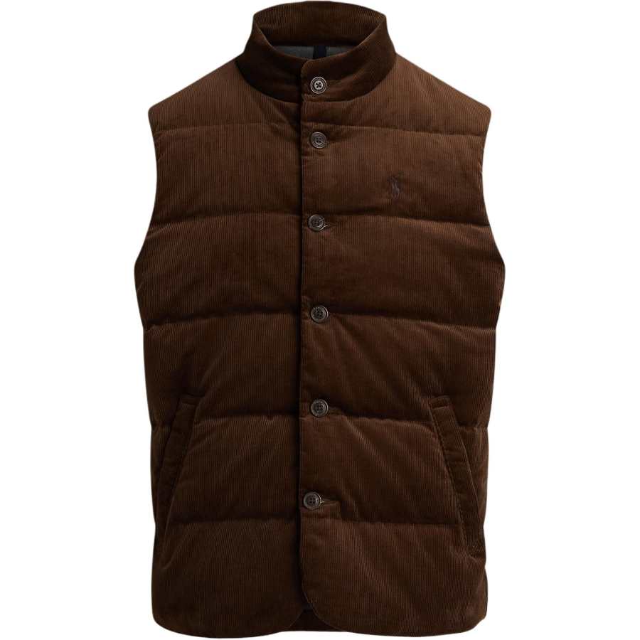 Polo Ralph Lauren Logo embroidered Corduroy padded Gilet