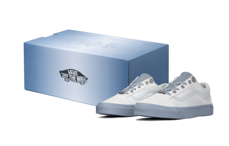 Vans C2H4 x Vans Old Skool Low top Skateboard Shoes Unisex Gray White