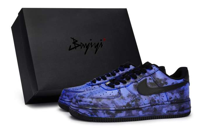 Nike Nike Air Force 1 Skateboard Shoes Unisex Low Top Dark Blue