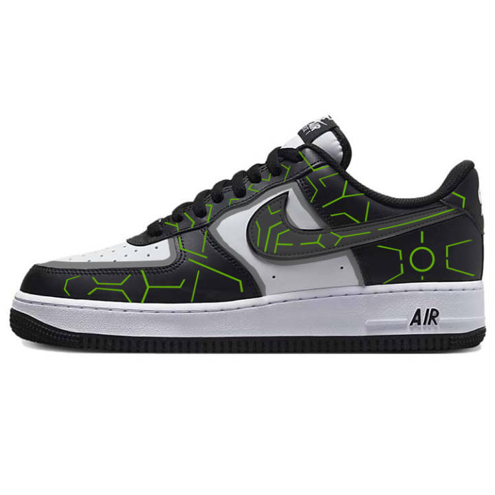 Nike Nike Air Force 1 Slip Resistant, Abrasion Resistant, Impact Resistant Low top Skateboard Shoes Unisex White Black