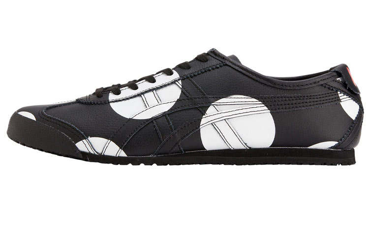 Onitsuka Tiger Disney x Onitsuka Tiger MEXICO 66 Polka Dot Low top Skateboard Shoes Unisex Black White