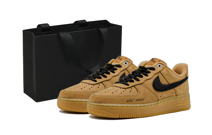 Nike Nike Air Force 1 07 LV8 Maillard Style Coverage Thermal Cushioning Abrasion Resistant Low top Skateboard Shoes Unisex