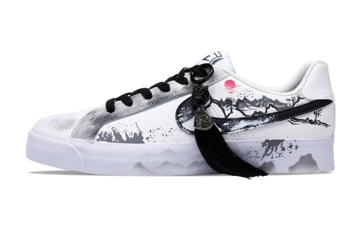 Nike Nike Court Royale Mountain Forest Chronicles Slip Resistant Abrasion Resistant Low top Skateboard Shoes Men's
