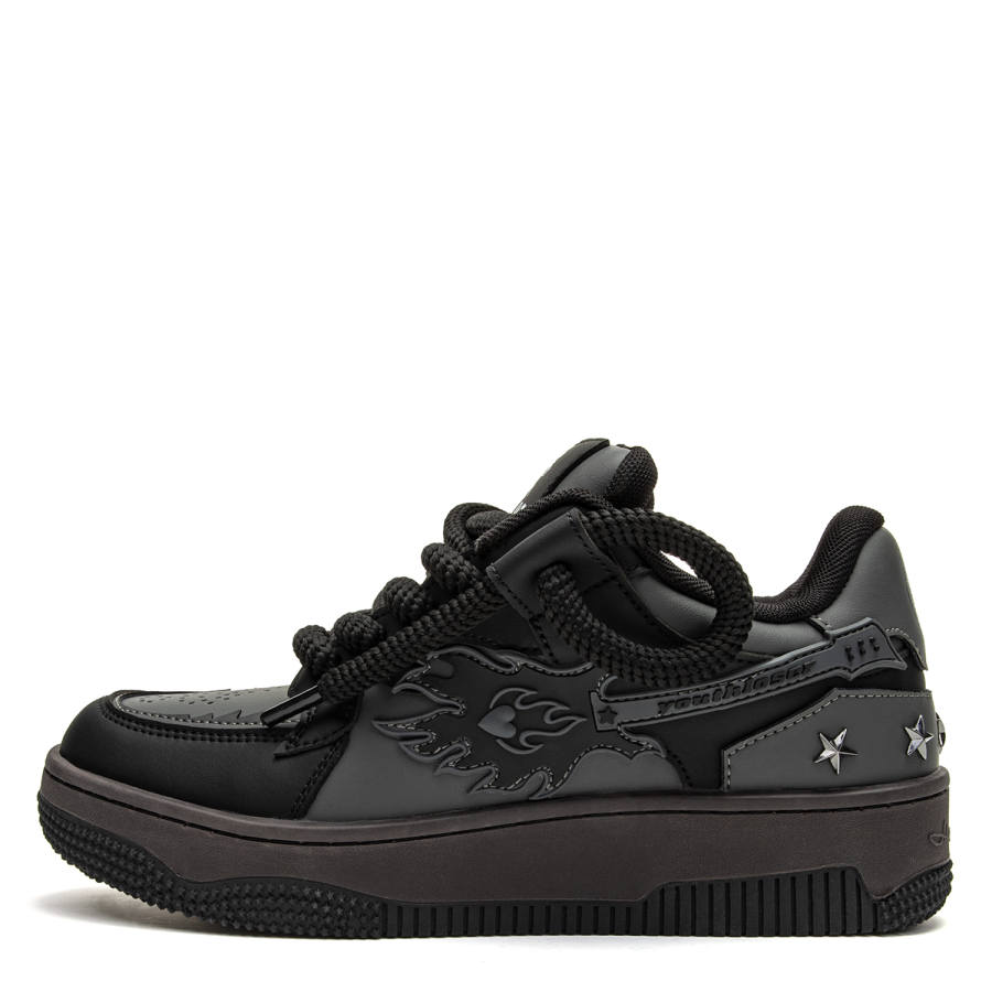 Youthloser Rock Boy Collection Low top Skateboard Shoes Unisex Cyan Black