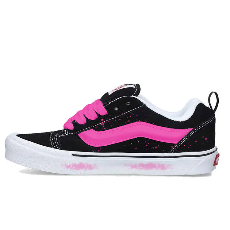 Vans Knu Skool Abrasion Resistant Low top Skateboard Shoes Unisex Pink