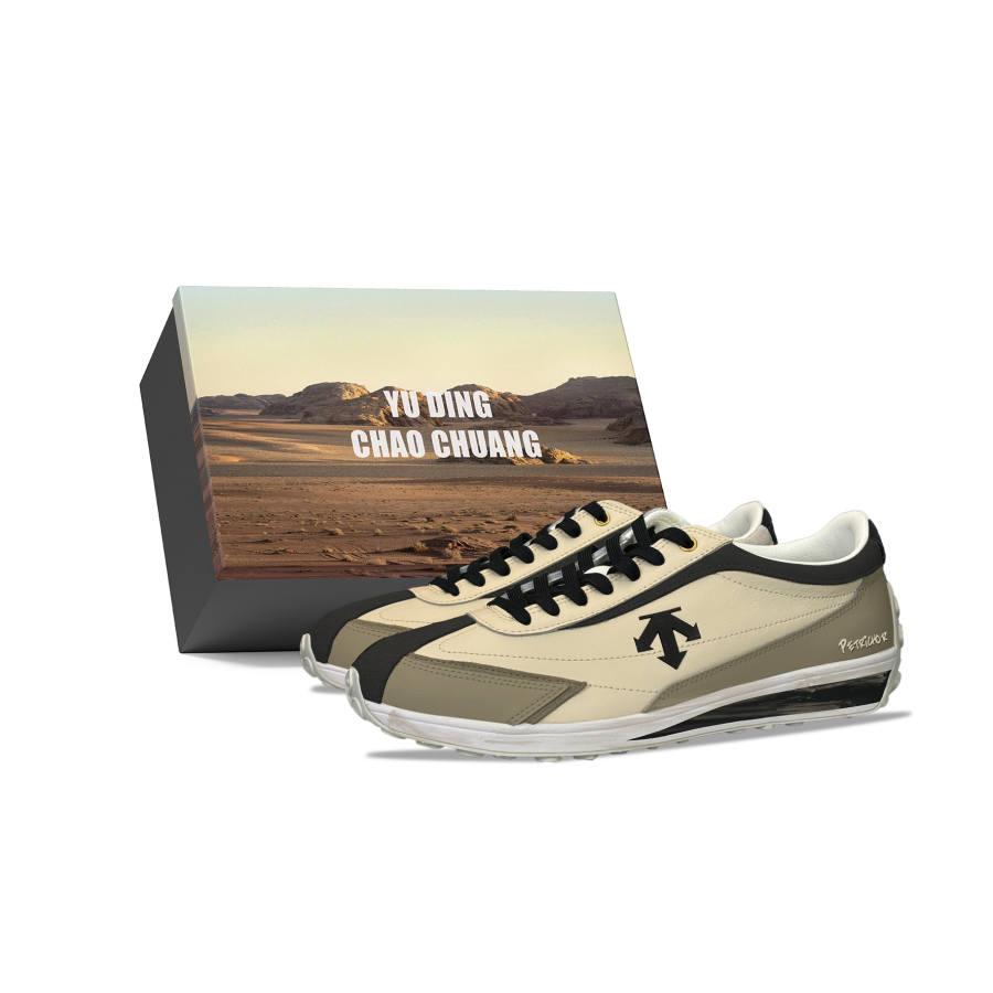 DESCENTE Cron Racer YDCC Tipsy Mocha Abrasion Resistant, Breathable, Lightweight Low top Skateboard Shoes Unisex