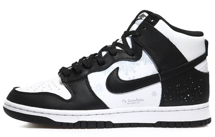 Nike Nike Dunk Retro High top Skateboard Shoes Men's Black White