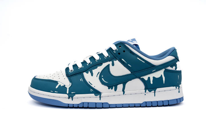 Nike Nike Dunk Slip Resistant Abrasion Resistant Low top Trendy Skateboard Shoes Men's Blue