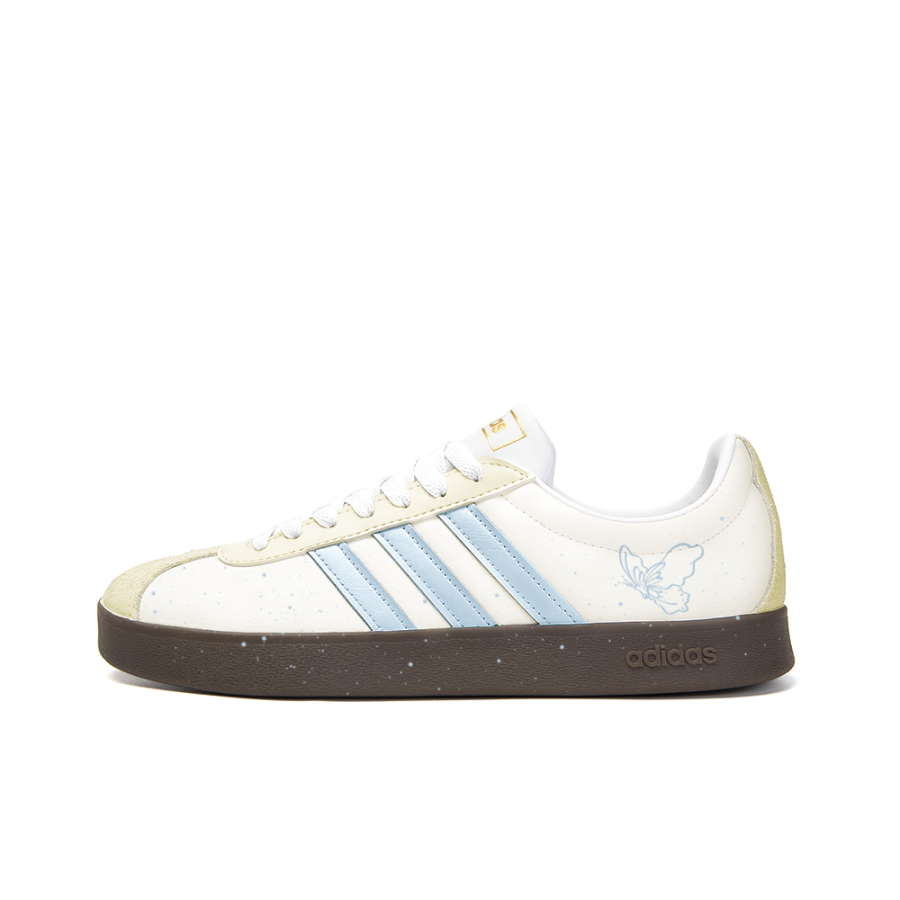 Adidas Neo VL Court 2.0 Affection For Lilac Leather Slip Resistant Abrasion Resistant Low top Skateboard Shoes Unisex