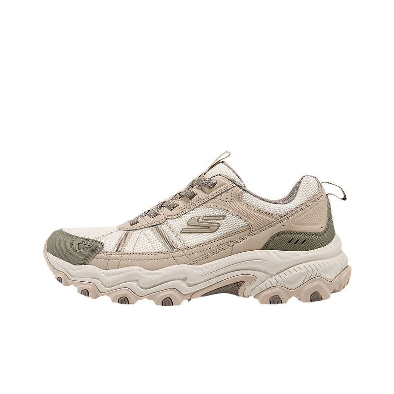 Skechers OUTDOOR MENS Mesh, Artificial Leather Cushioning Abrasion Resistant Cushioning, Wear Resistant Low top