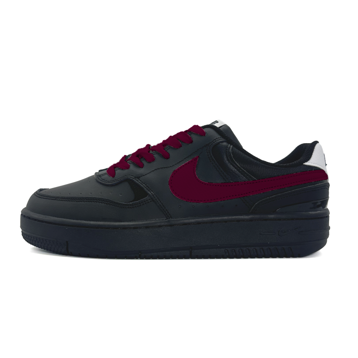 Nike Nike Gamma Force Slip Resistant Abrasion Resistant Low top Skateboard Shoes Unisex Black Red