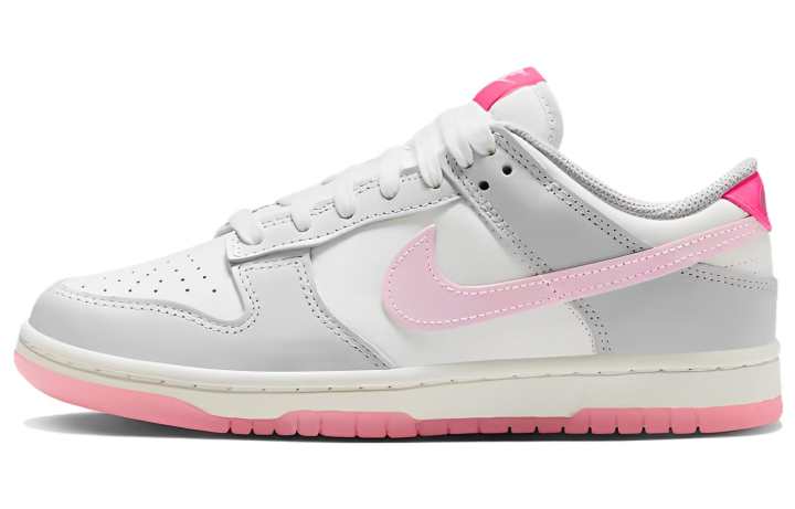 Nike Nike Dunk 'Summit White & Pink Foam' Fashion Low top Skateboard Shoes Women's Pink White