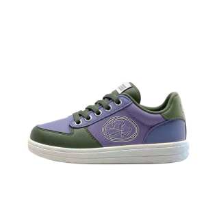 XIANGSU Abrasion Resistant Coverage Abrasion Resistant Coverage Low top Skateboard Shoes Women's Purple Green