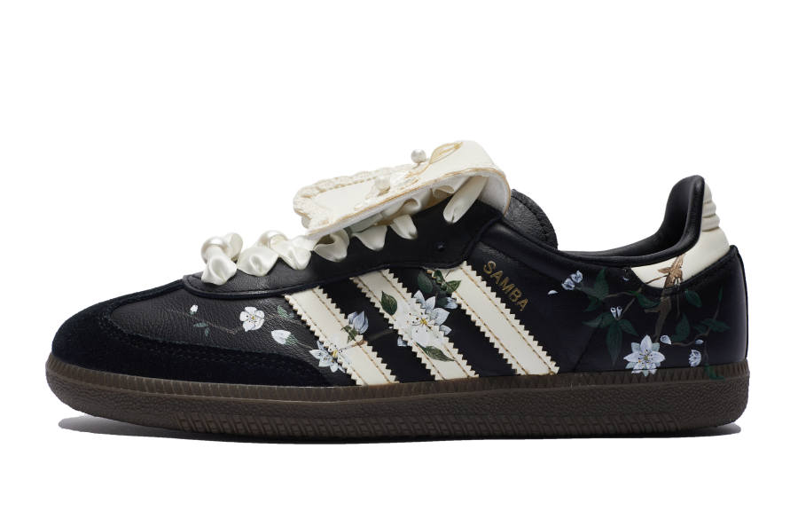 Adidas Originals Samba 811 Manufacturing, Yulan Magnolia Adorned With Buds Low top Skateboard Shoes Unisex Black White