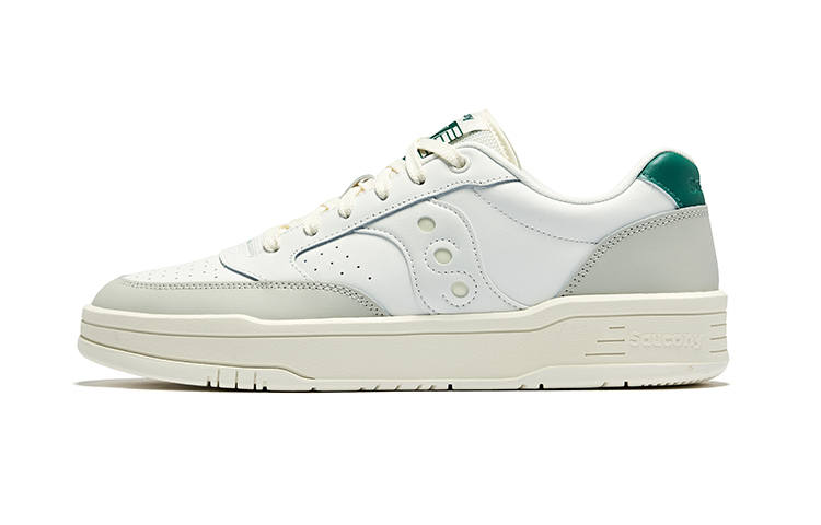 Saucony CROSS JZ Cushioning Coverage Cushioning Coverage Low top Skateboard Shoes Unisex White Gray Green