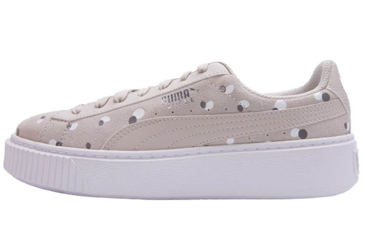 PUMA PUMA Sneakers Suede Platform Dots Jr 'Silver' Women's