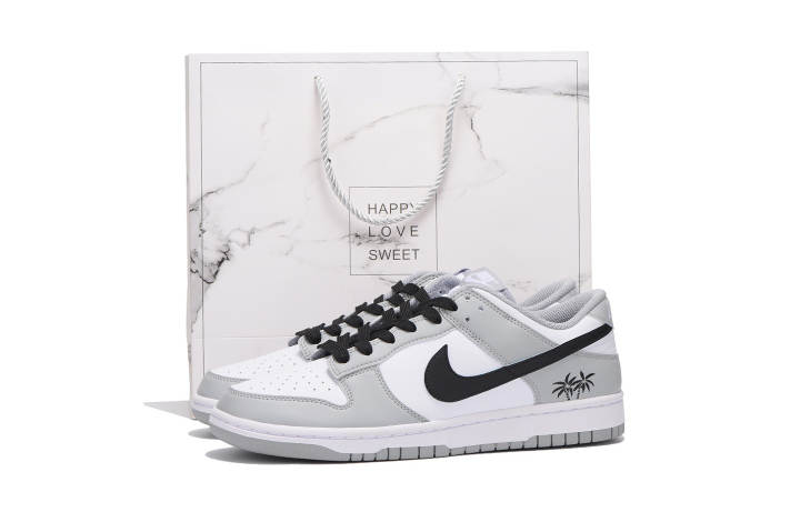 Nike Nike Dunk Low top Skateboard Shoes Unisex Light Gray