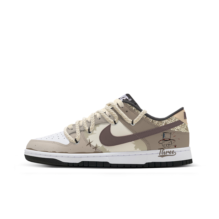 Nike Nike Dunk P.M.S Field Figure Synthetic Leather Slip Resistant Abrasion Resistant Low top Skateboard Shoes Unisex