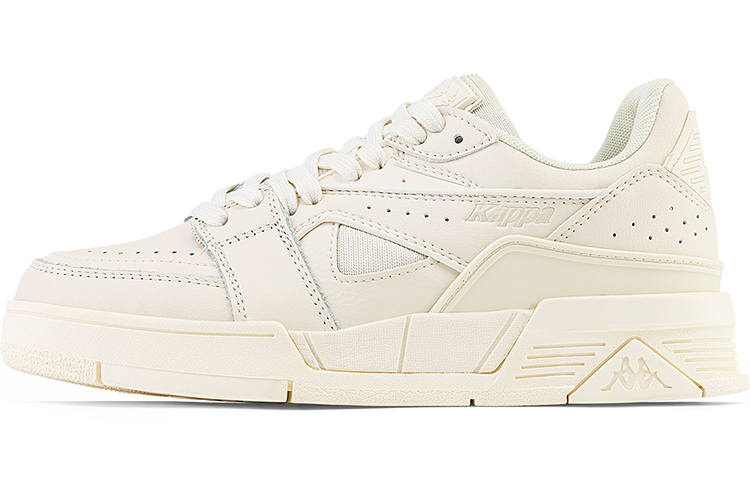 Kappa Abrasion Resistant Low top Skateboard Shoes Unisex Winter White