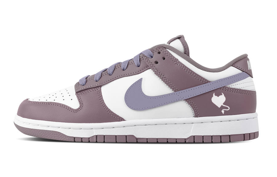 Nike Nike Dunk Purple Enchantment Nightmare Leather Abrasion Resistant Low top Skateboard Shoes Unisex Purple