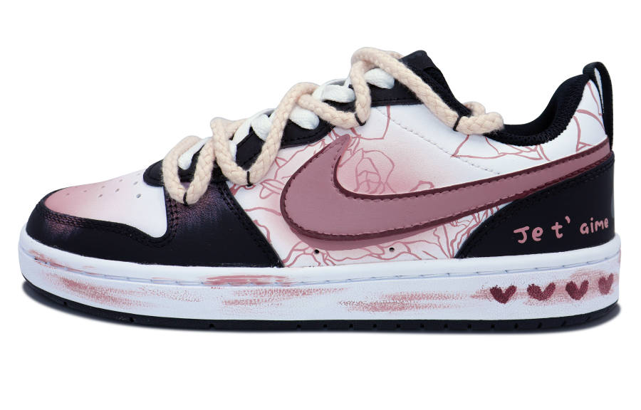 Nike Nike Court Borough Romantic Collector Slip Resistant Lightweight Non slip Lightweight Low top Skateboard Shoes Women's