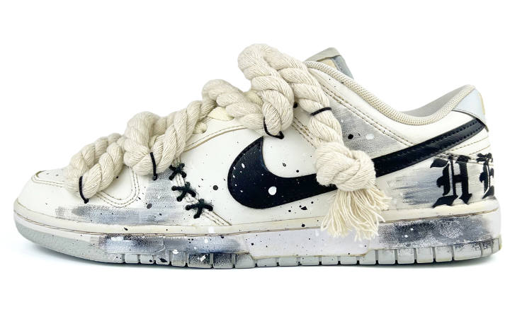 Nike Nike Dunk Low top Skateboard Shoes Men's Ecru
