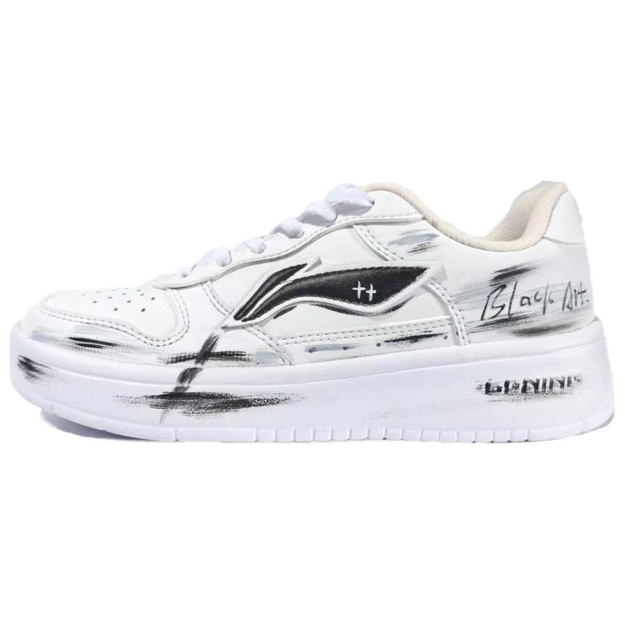 Li-Ning Li Ning Floating Boat Coverage Abrasion Resistant Low top Skateboard Shoes Unisex Black