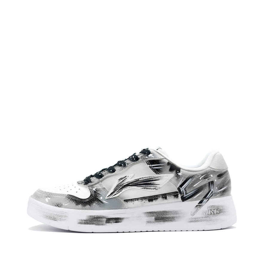 Li-Ning Li Ning Floating Boat Slip Resistant, Abrasion Resistant, Breathable Low top Skateboard Shoes Men's Gray