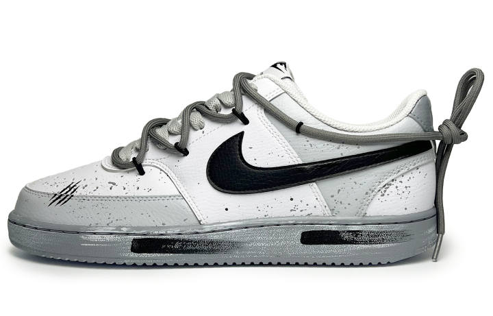 Nike Nike Court Borough Skateboard Shoes Men's Low Top Gray/White