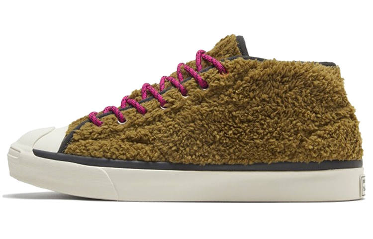Converse Jack Purcell Converse Mid 'Retro Sherpa - Dark Moss'