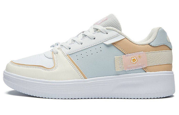 361° Wear resistant And Lightweight Low top Skateboard Shoes Women's Feather White