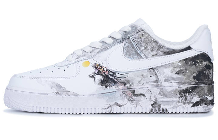 Nike Nike Air Force 1 Dragon Raising Clouds To Prosper Slip Resistant, Abrasion Resistant, Balanced, Lightweight