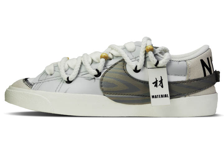 Nike Nike Blazer Low top Skateboard Shoes Men's Gray