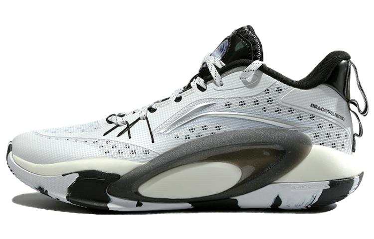 Li-Ning Li Ning Cushioning, Wear Resistant Mid top Basketball Shoes Men's Black