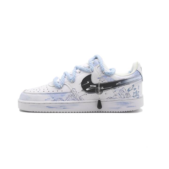Nike Nike Court Vision 1 Skateboard Shoes Unisex Low Top White