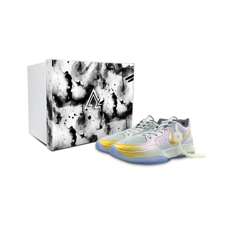 Nike Nike Ja 2 Slip Resistant Low top Basketball Shoes Men's White Gold