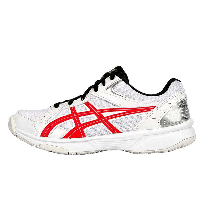 ASICS River CS Abrasion Resistant Support Breathable Low top Table Tennis Shoes Unisex White Red