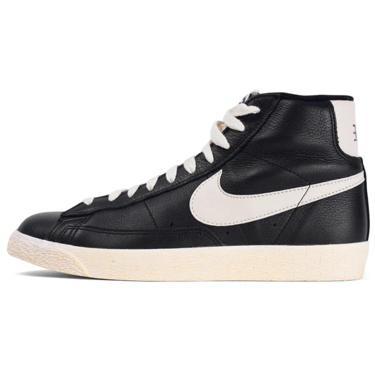 Nike Nike Blazer Mid Slip Resistant Abrasion Resistant Mid top Skateboard Shoes Women's Black White