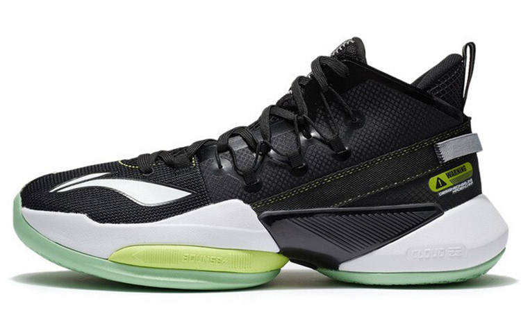 Li-Ning Li Ning Air Strike 8 V2 Cushioning Rebound Cushioning Rebound Mid top Performance Basketball Shoes Men's Black