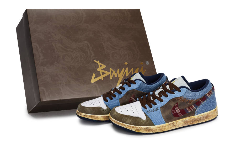 Jordan Jordan Air Jordan 1 811 Manufacturing, Western Holiday, Special Shoe Box Abrasion Resistant Abrasion Resistant Low top