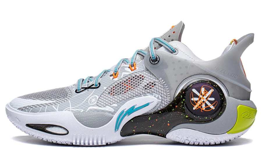 Li-Ning Li Ning Wade Fission 8 Flat Textile, Synthetic Leather, TPU Cushioning Slip Resistant Abrasion Resistant Low top