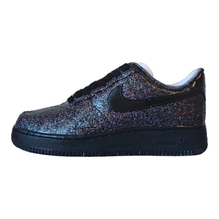 Nike Nike Air Force 1 Low top Skateboard Shoes Men's Black