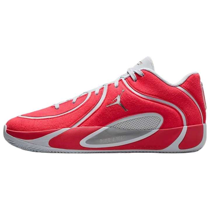 Jordan Jordan Tatum 4 Basketball Shoes Men's Red Gray