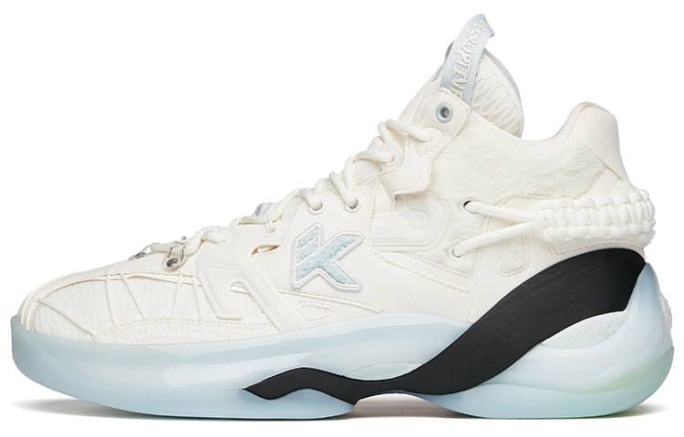 Anta KT7 Textile, Synthetic Leather, TPU Cushioning Slip Resistant Abrasion Resistant Coverage High top